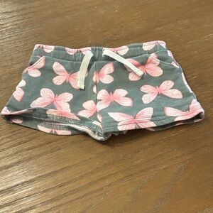 Carter's Gray Shorts with Pink Butterfly Accents: pick 10 for $10